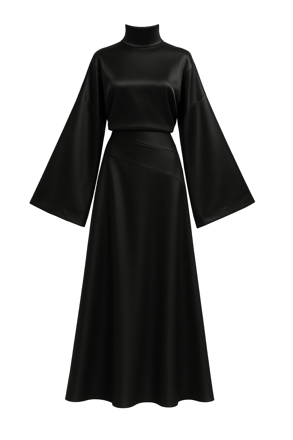 The Pearl Blouse. The Pearl Set.Skirt Black. Set look - The Black Pearl Blouse and The Pearl Skirt Black.