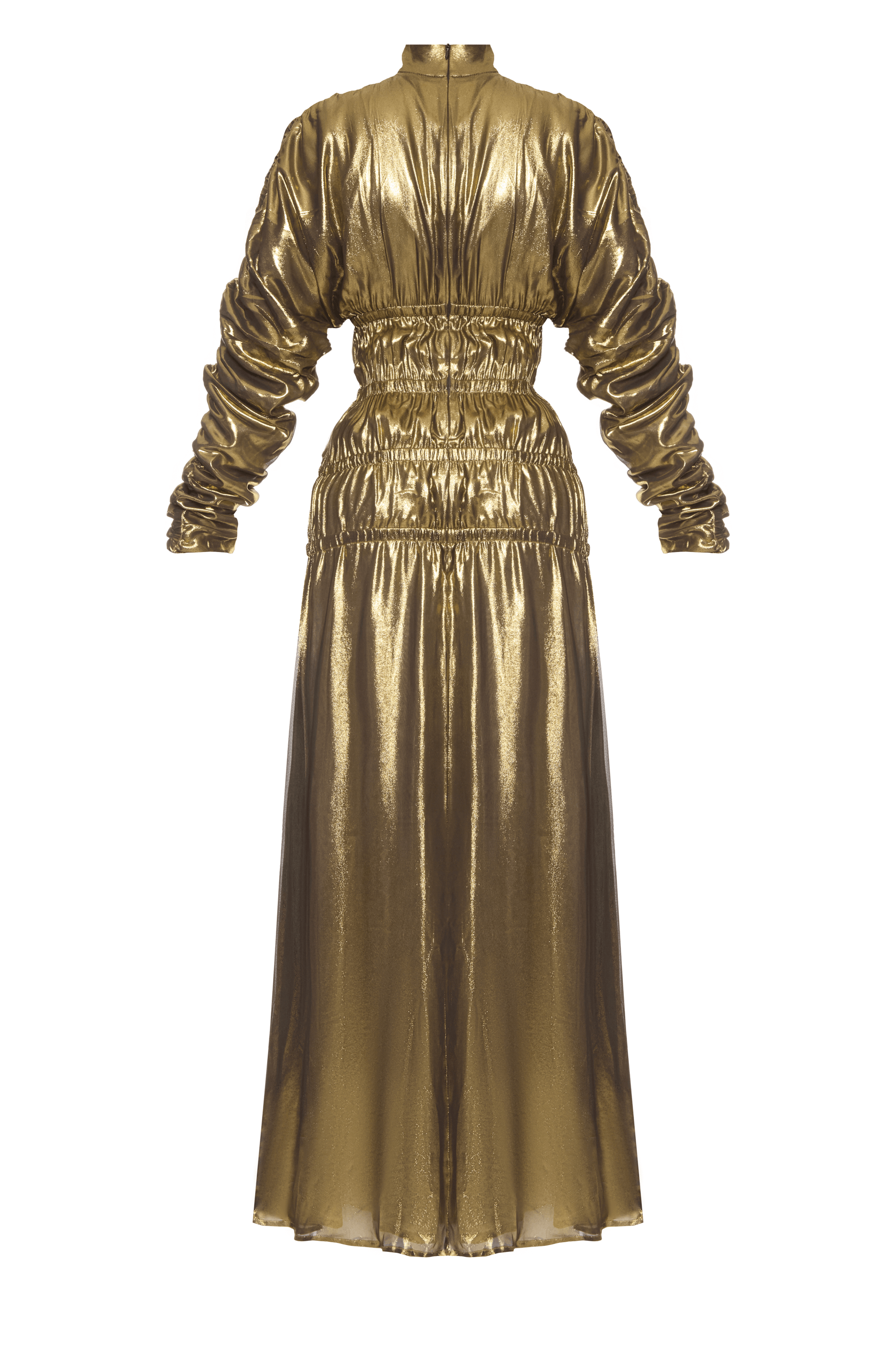 LIQUID GOLD DRESS | SBN SLOW MODEST FASION LIQUID GOLD DRESS | SBN SLOW MODEST FASION