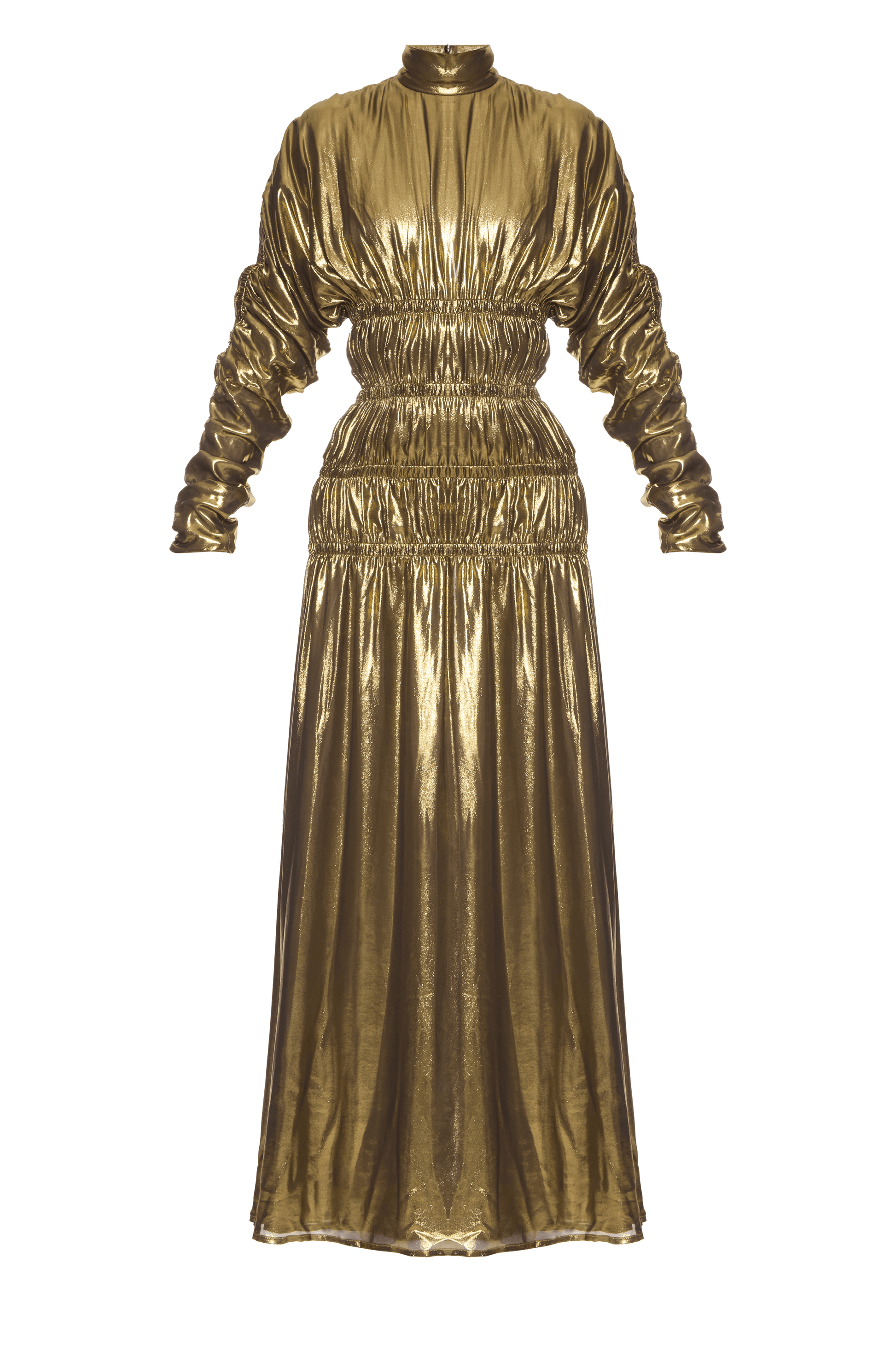 LIQUID GOLD DRESS | SBN SLOW MODEST FASION LIQUID GOLD DRESS | SBN SLOW MODEST FASION