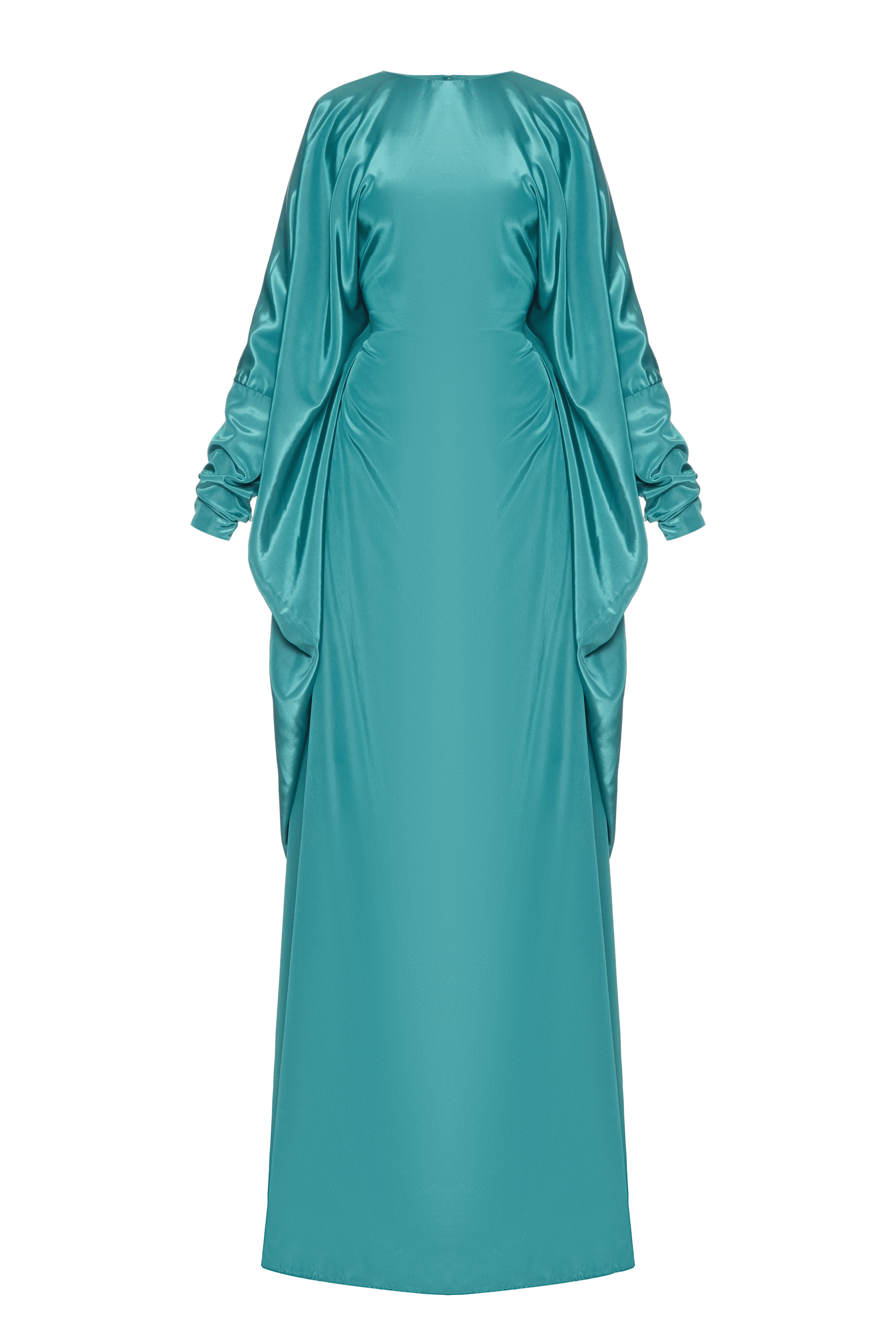 liquid satin dress LIQUID WAVE DRESS